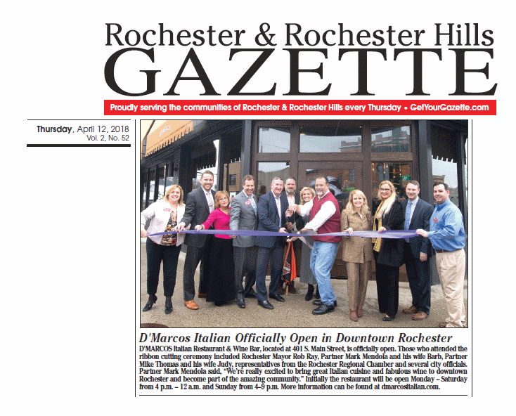 Rochester & Rochester Hills Gazette 041218